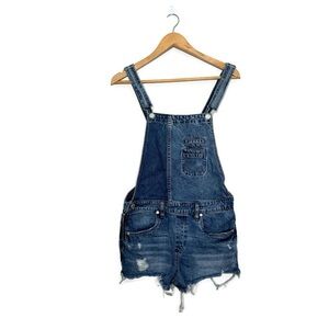 Blank NYC Short Overalls Shortalls Distressed Women’s Size 26
